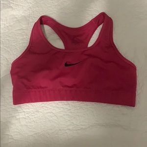 Pink Nike bra